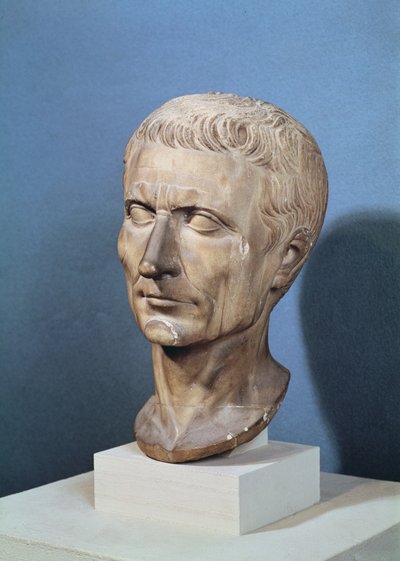 Bust of Julius Caesar by Roman